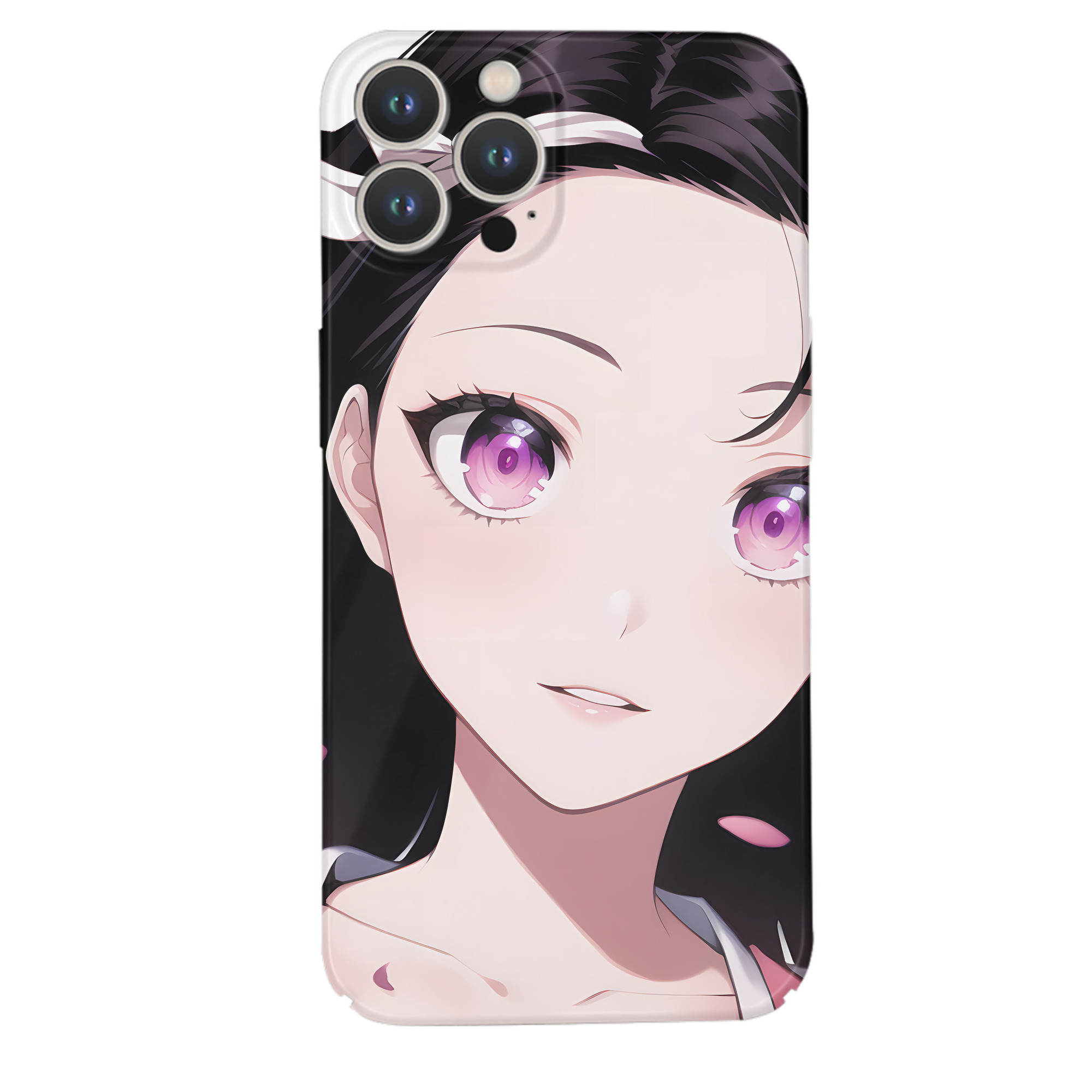 （画像用） 鬼滅の刃（きめつのやいば）竈門 禰󠄀豆子／かまど ねずこ Kamado Nezuko 【iPhone 14シリーズ対応】ハードケース